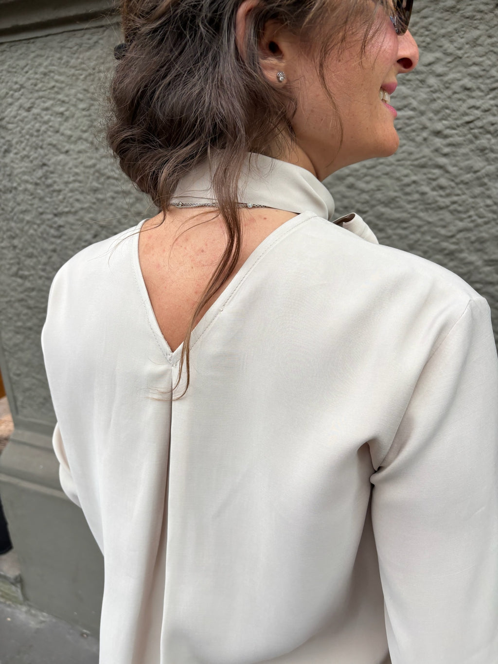 THAT'S IT Camicia Cupro gesso