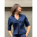 THAT'S IT Camicia Lino blu