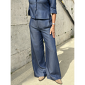 THAT'S IT Wide Chambray indaco