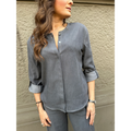 THAT'S IT Blusa Chambray creta