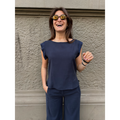 THAT'S IT Blusa Cupro blu