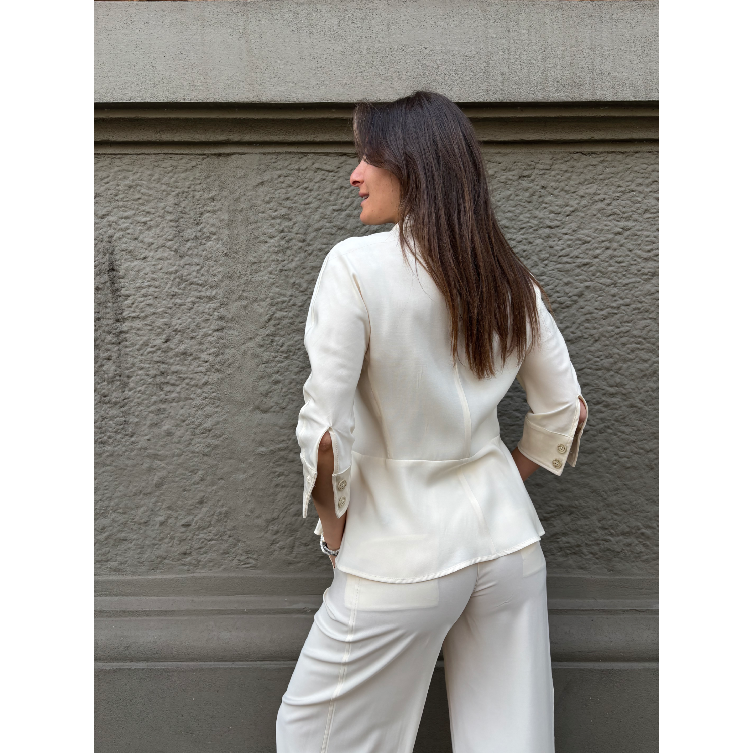 THAT'S IT Camicia Cupro panna
