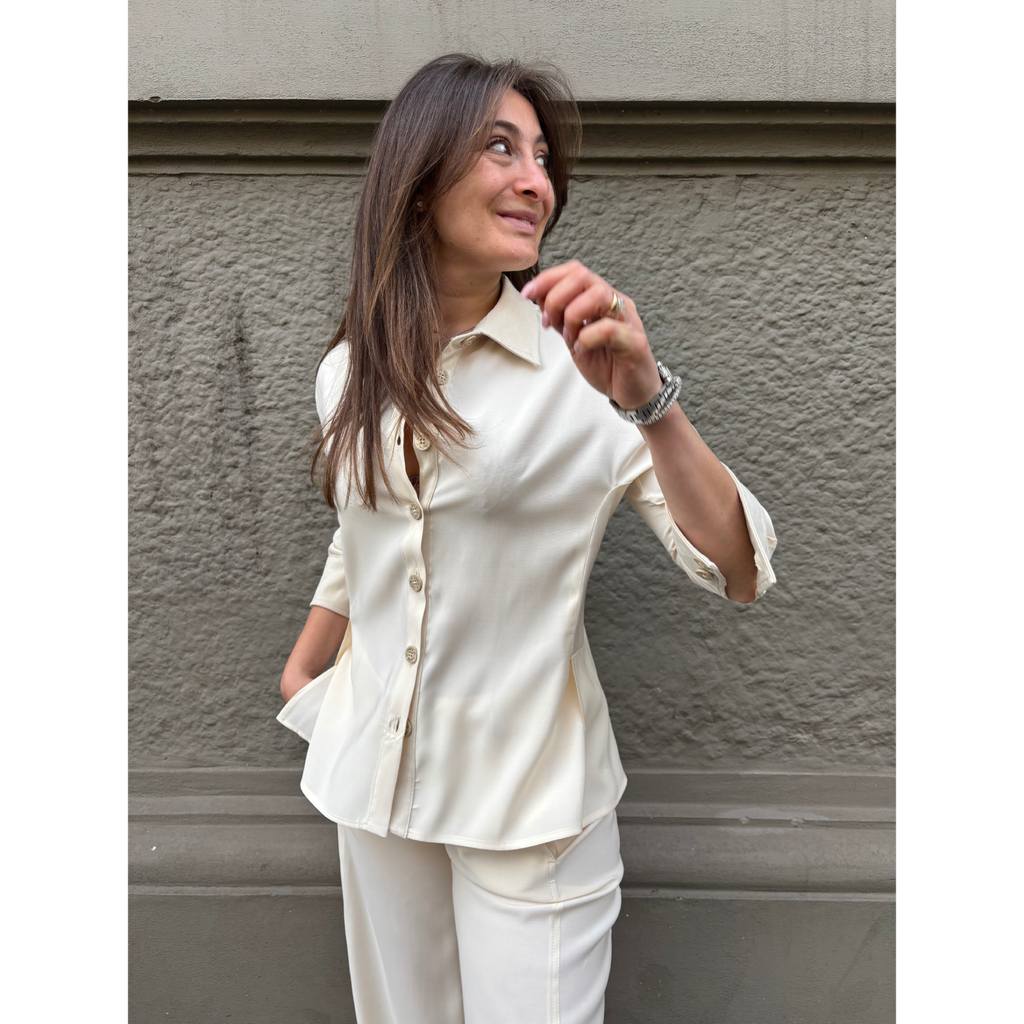 THAT'S IT Camicia Cupro panna