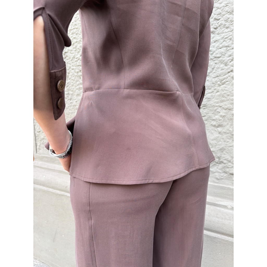 THAT'S IT Camicia Cupro nutella