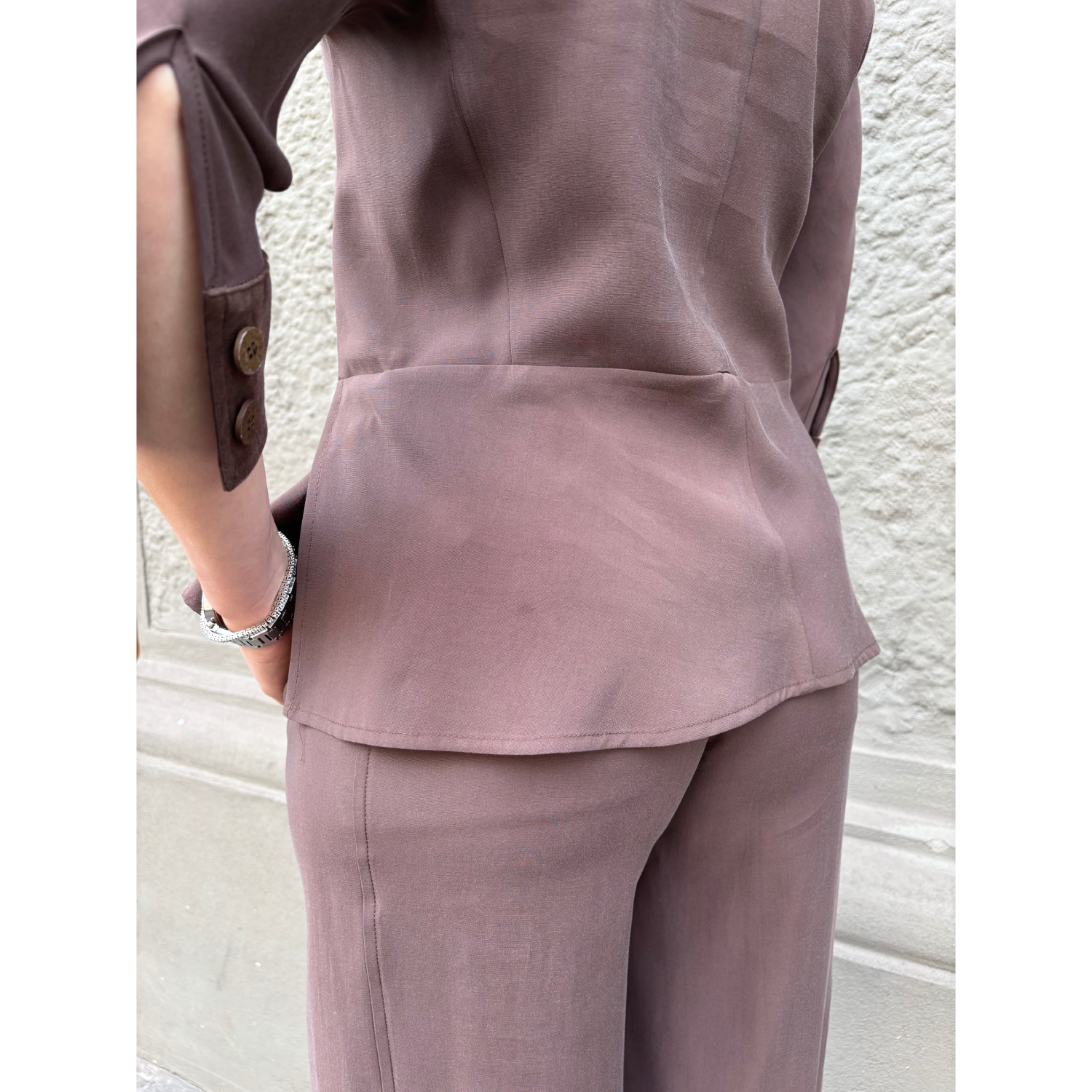 THAT'S IT Camicia Cupro nutella