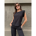 THAT'S IT Blusa Cupro nero
