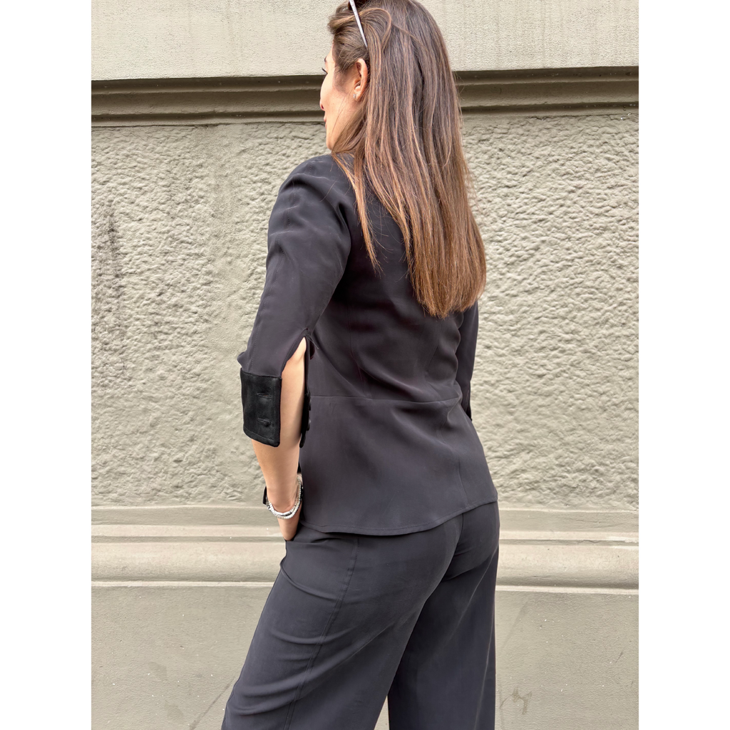 THAT'S IT Camicia Cupro nero