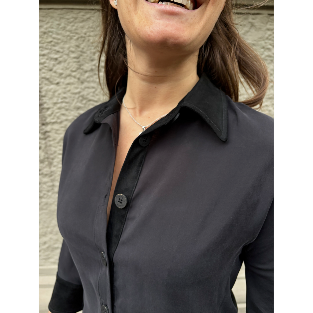 THAT'S IT Camicia Cupro nero